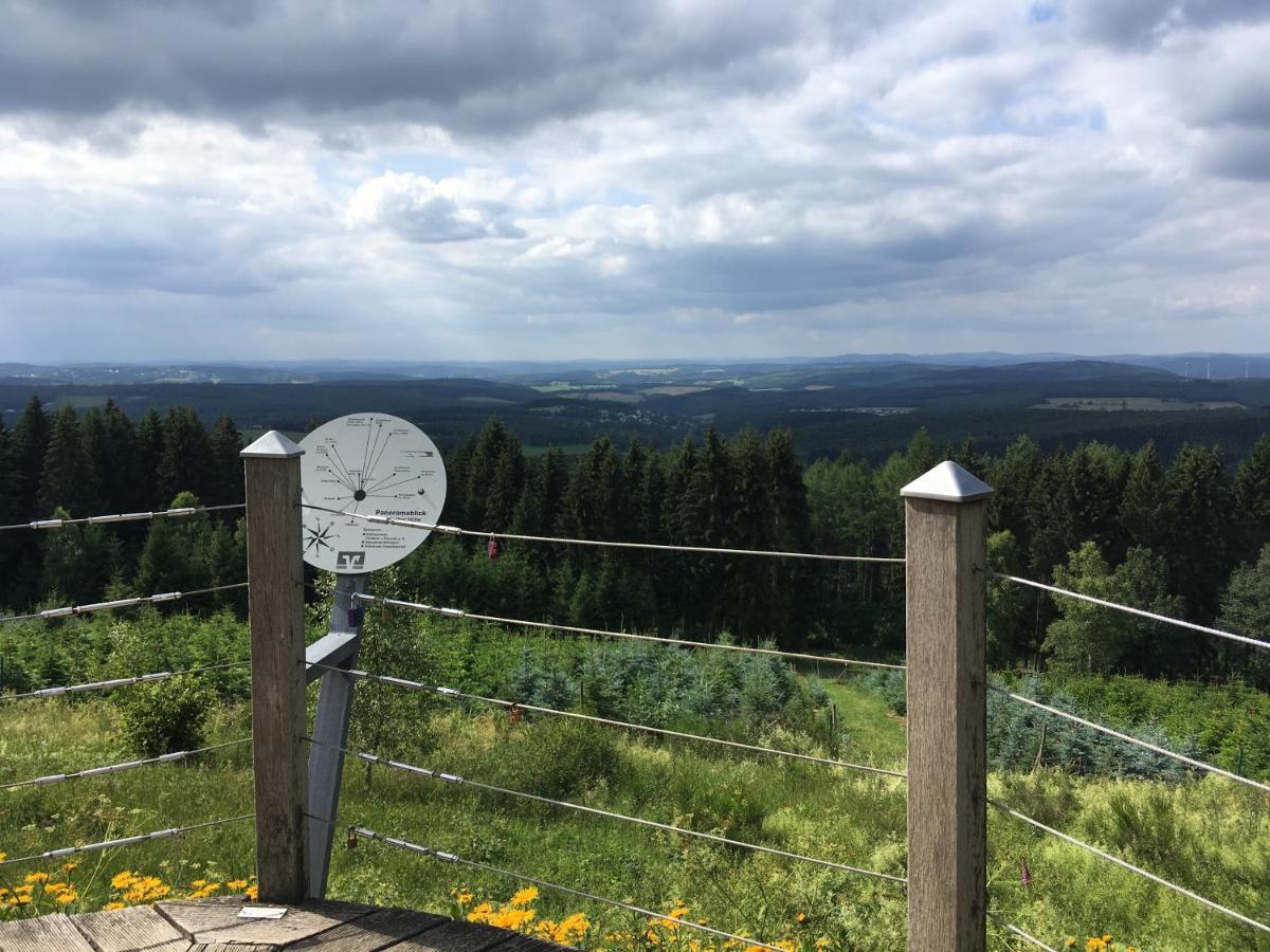 Pension Zum Rothaarsteig Netphen ภายนอก รูปภาพ